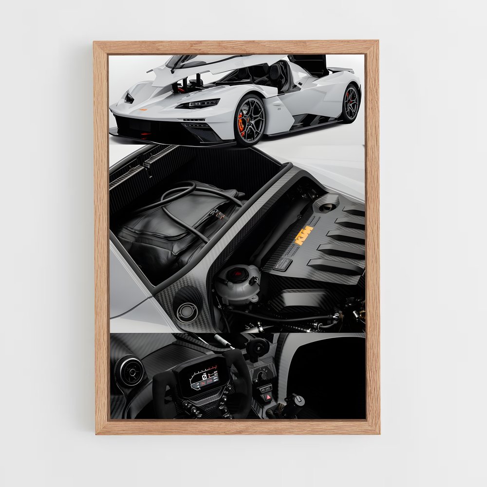 Poster puissance de style – affiche KTM (vue 4)